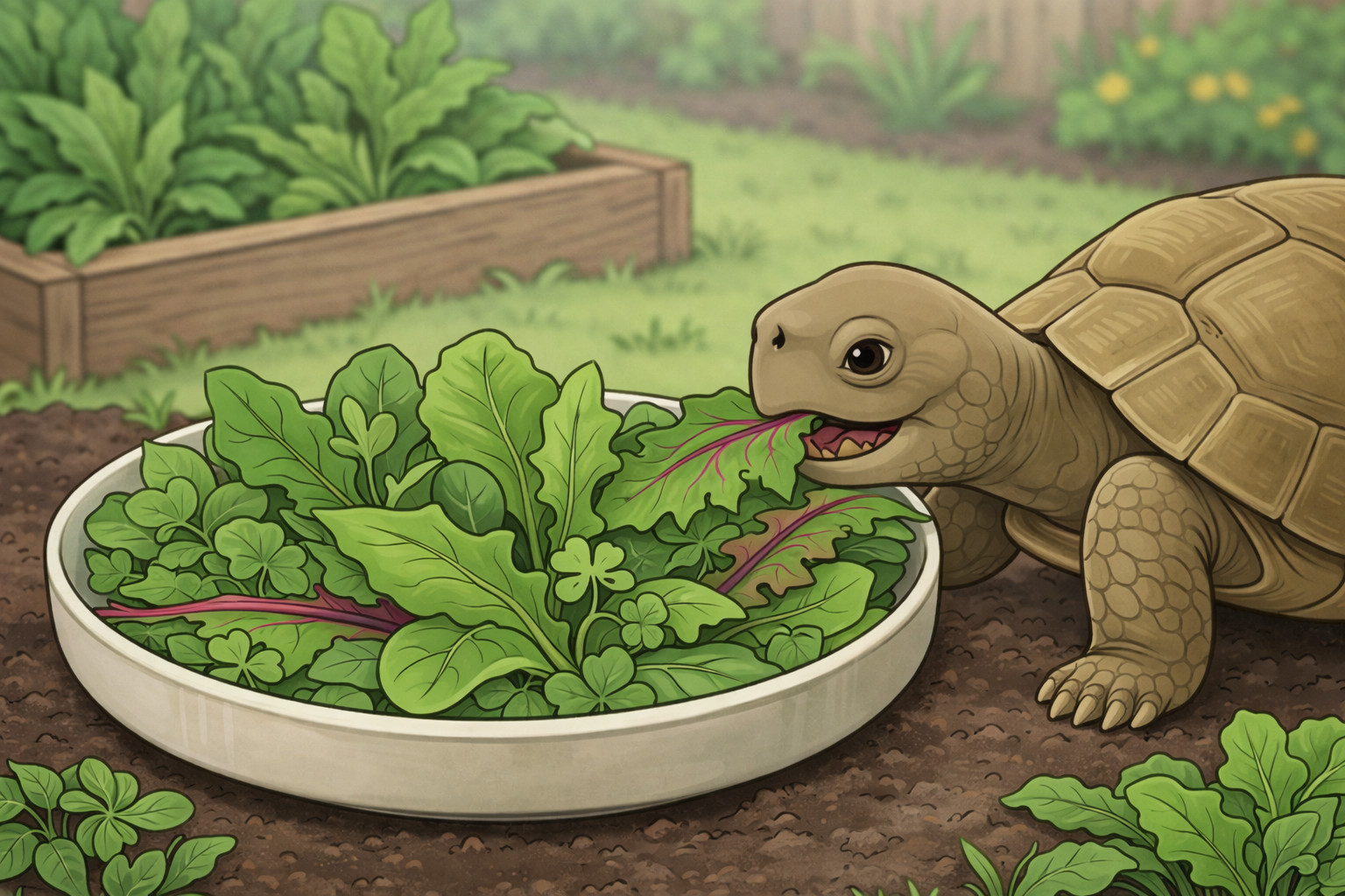 Turtle Greens FORAGE GARDEN MIX Dandelion Plantain Clover Chicory 1500 Seeds!