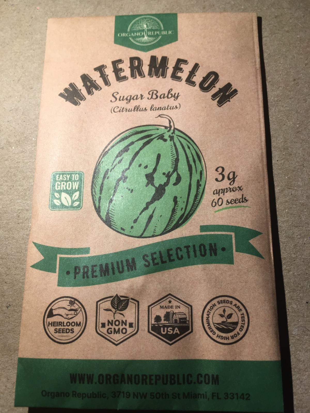 Watermelon Sugar Baby Seeds – Organo Republic
