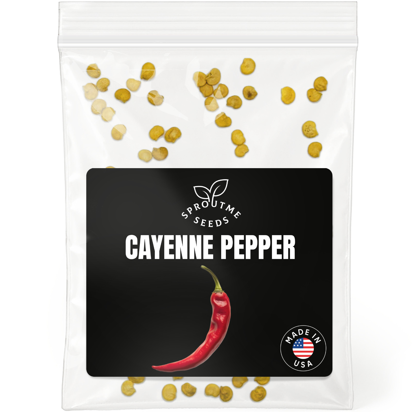 Cayenne Pepper Seeds 50+, Heirloom Non-GMO, Hot Chili for Drying & Sauce