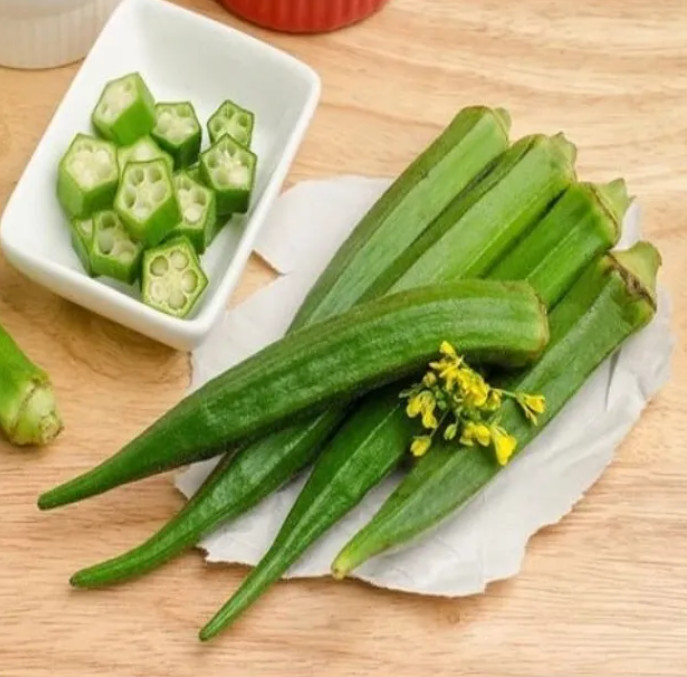 OKRA MIX BULK PACK Red Burgundy Clemson Spineless Jing Orange Perkins 150 Seeds!