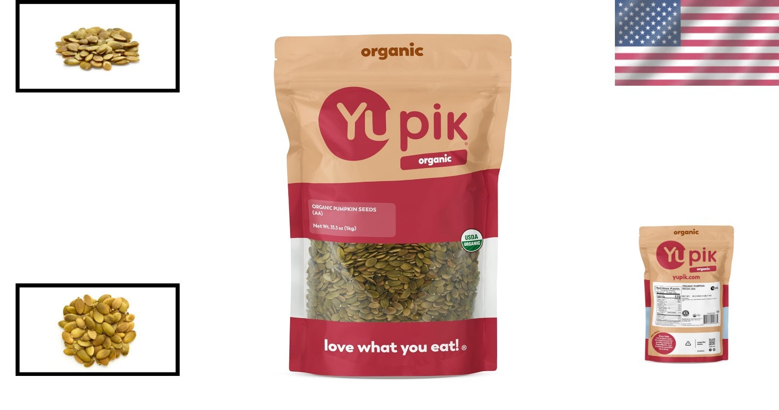 Crunchy Unsalted Organic Pumpkin Seed Kernels – Perfect for Toppings & Snacks