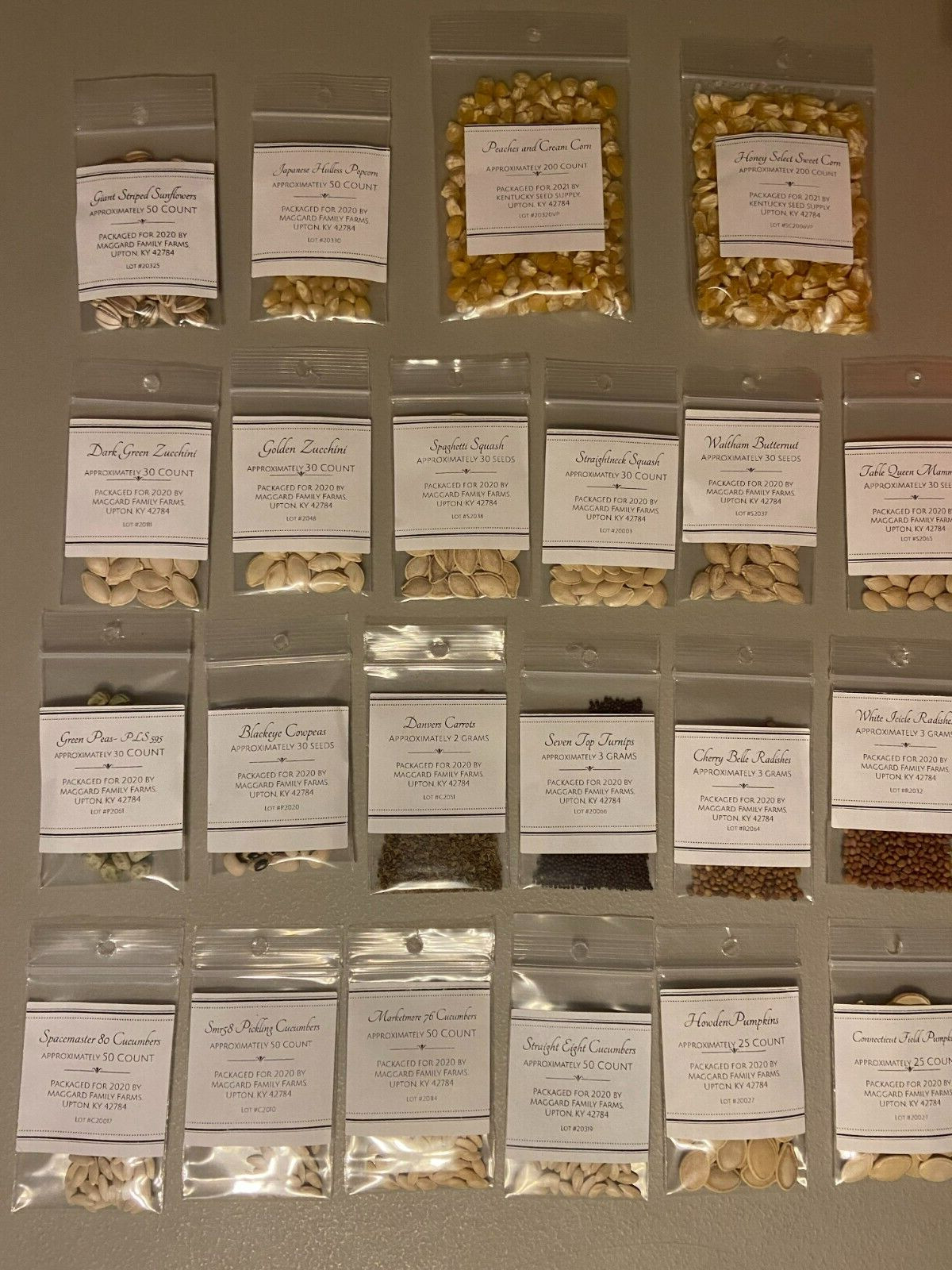 Survival Seed Vault Vegetable Seeds. Approximately $150 value. Free shipping.