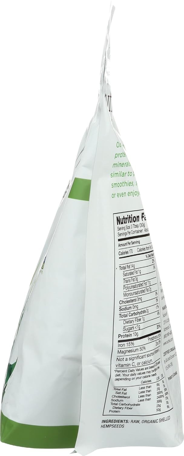 19oz Organic Raw Shelled Hempseed – Perfect for Paleo, , and Gluten-Free