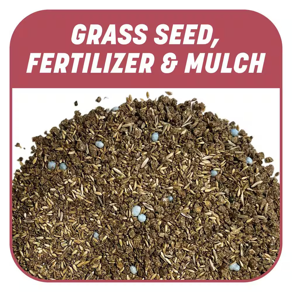 5 Lbs. Smart Patch Zoysia Grass Seed with Mulch, Fertilizer Free Shipping