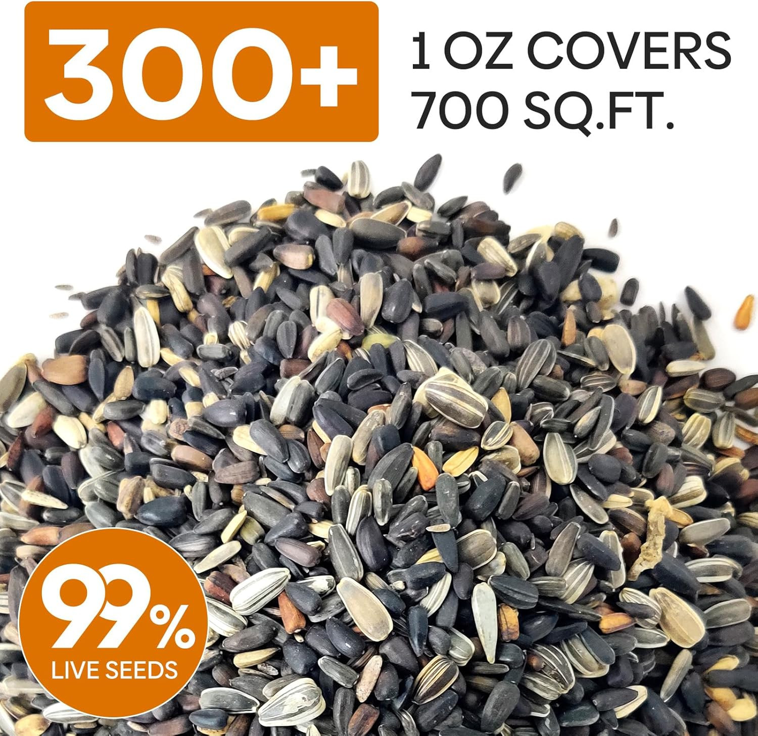 Sunflower Seeds for Planting, 15+ Varieties, 1 Oz, 300+ Mixed Seeds to Plant Col