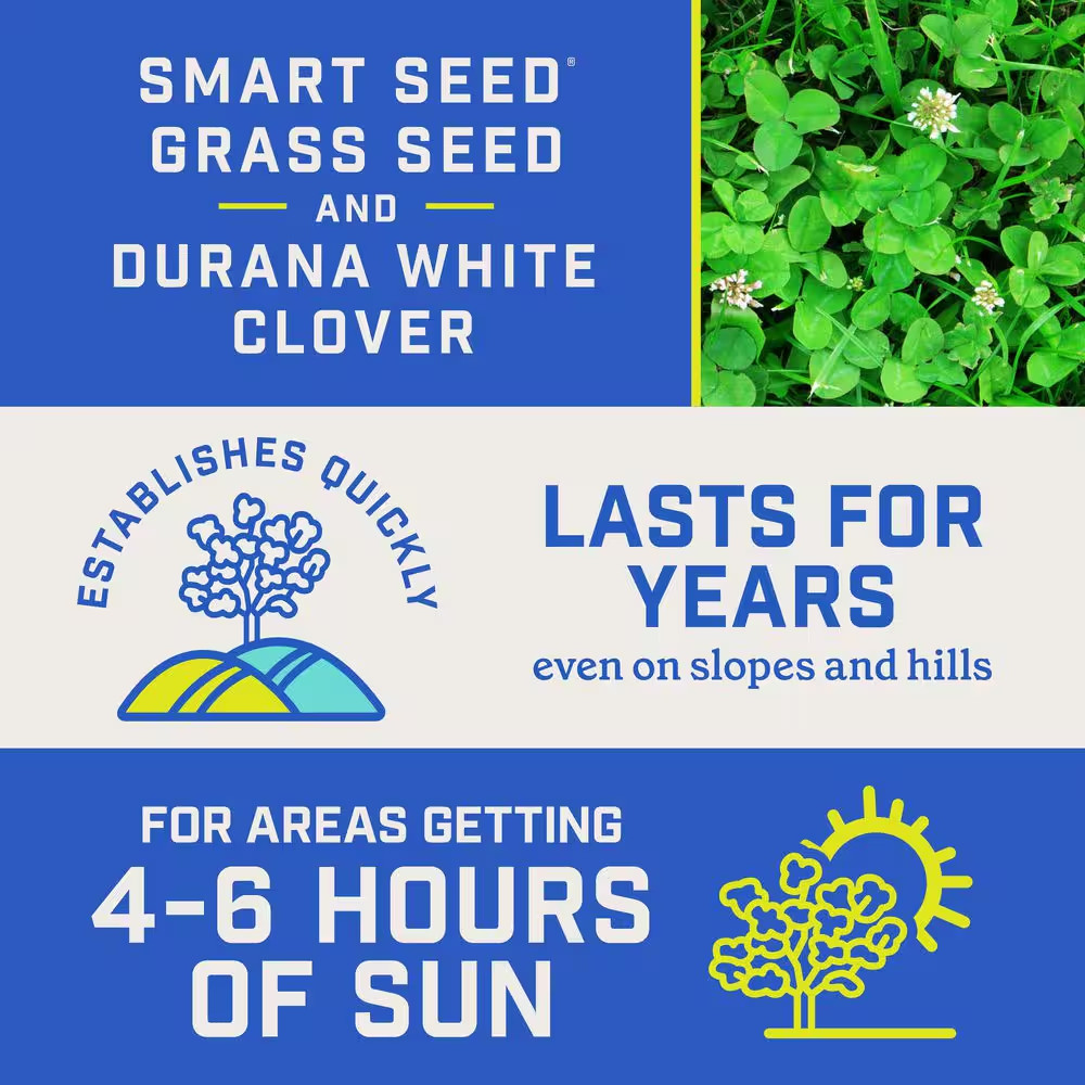 Smart Seed Clover Grass Seed Mix 7 Lbs.