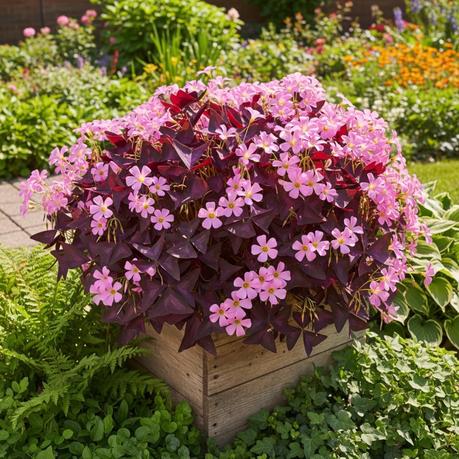 12 Purple Shamrock Bulbs Oxalis Triangularis for Planting, Flower Bulbs Indoo…