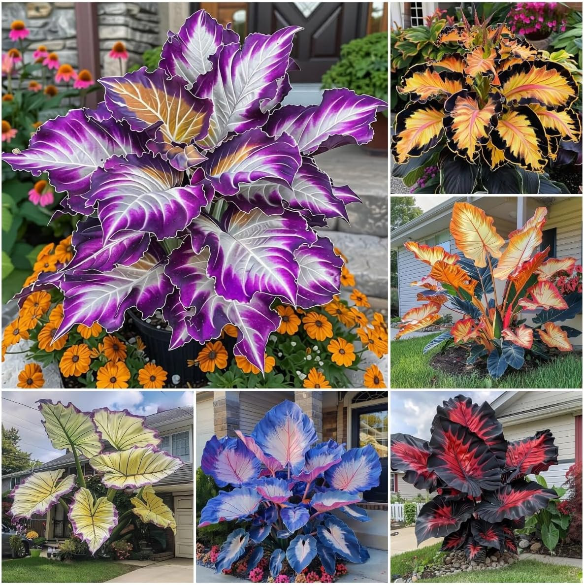 310+ Mixed Color Hosta Seeds for Planting Outdoors – Perennial Shade-Tolerant…