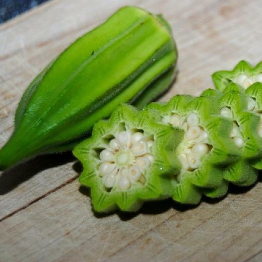 Okra Seeds 25 “Star Of David” Old Fashioned BIG OKRA Vegetable HEIRLOOM FREE S&H