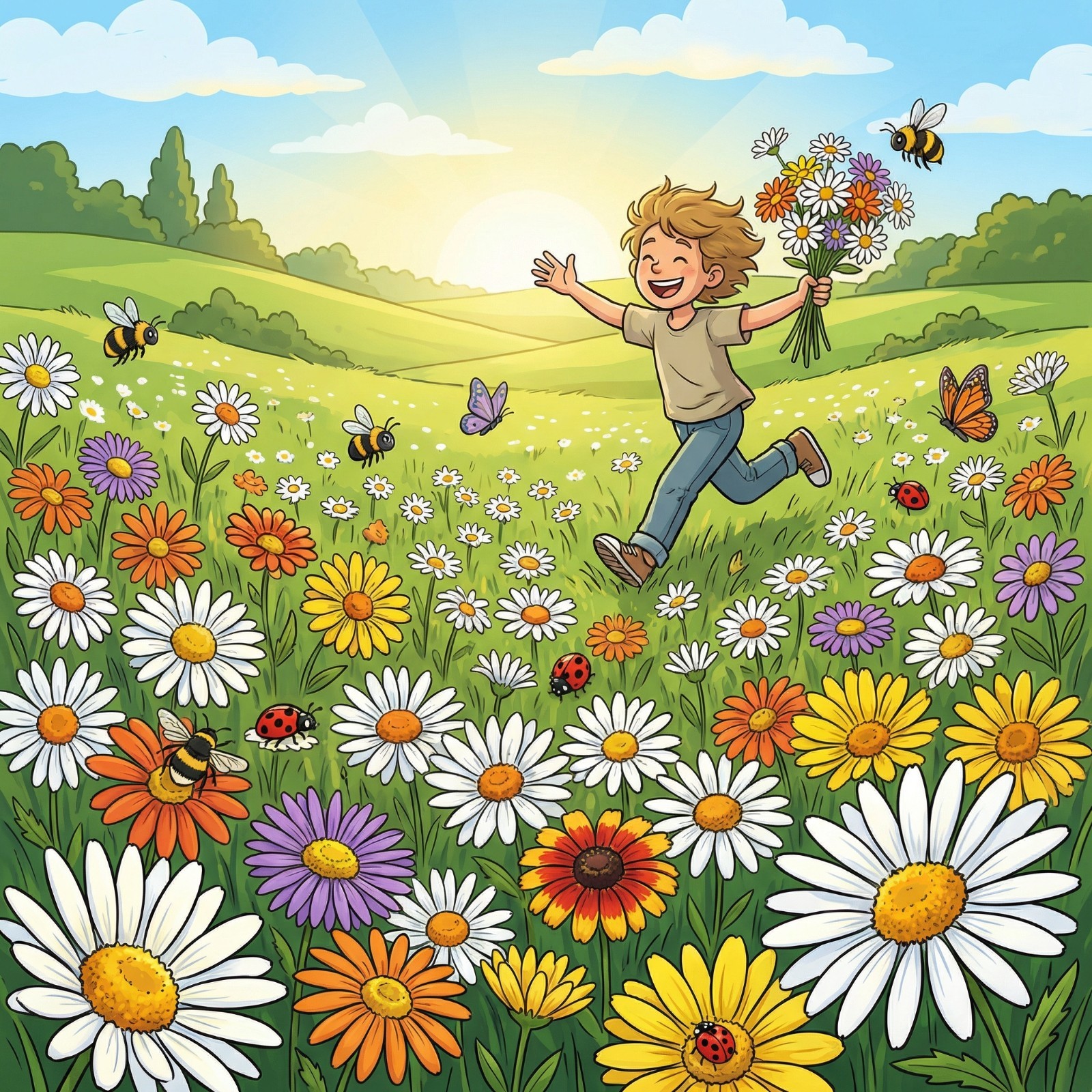 DAISY CRAZY Flower Mix 10 Varieties Painted Shasta & more! Non-GMO 1000 Seeds!