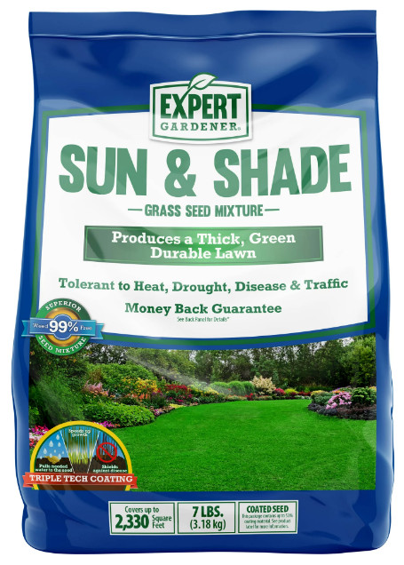 Grass Seed Sun & Shade Northern Mix Sun To Partial Shade 3LB 7LB 20LB Green Lawn