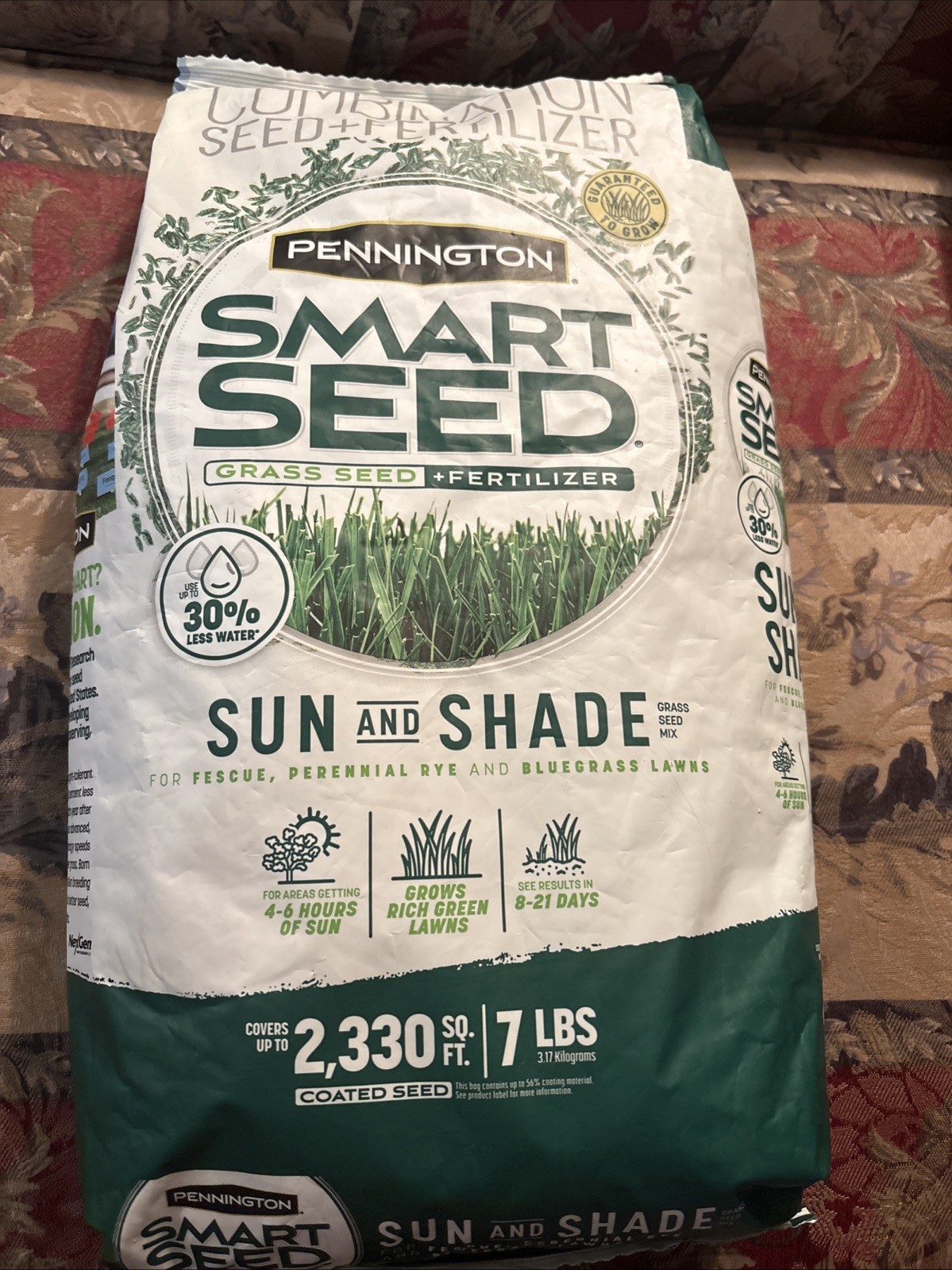 Pennington Smart Seed Sun & Shade Grass Mix 7 lb – Drought Resistant Excellence