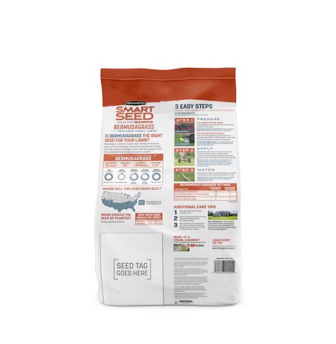 [FASH SALE] Pennington Smart Seed 8.75 lb Bermuda Grass Seed Lawn Seed Premium
