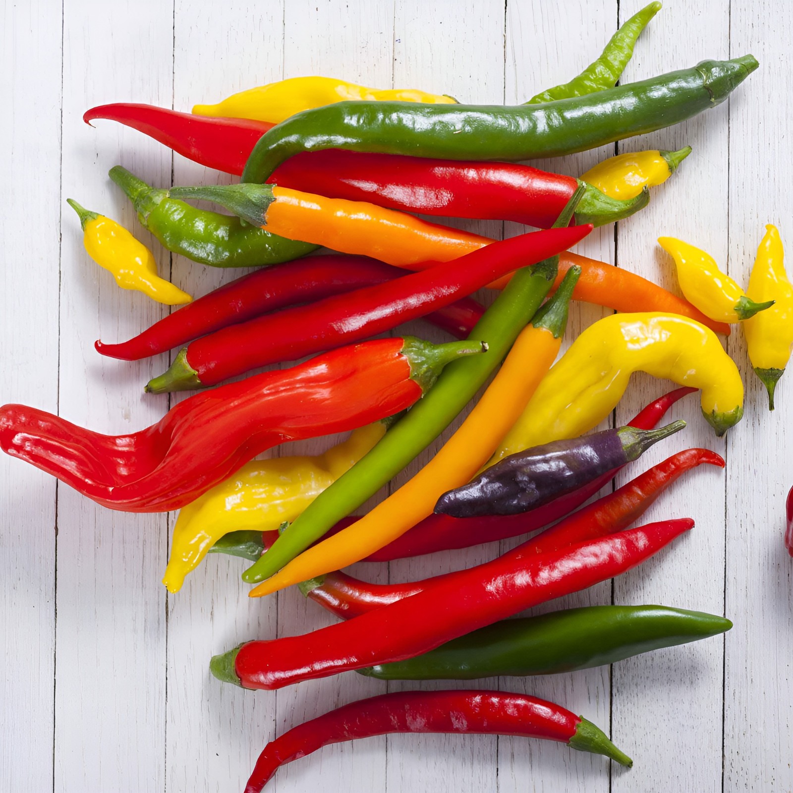 100 Heirloom Mixed Rainbow Cayenne Pepper Seeds Superior Health Benefits – Spicy