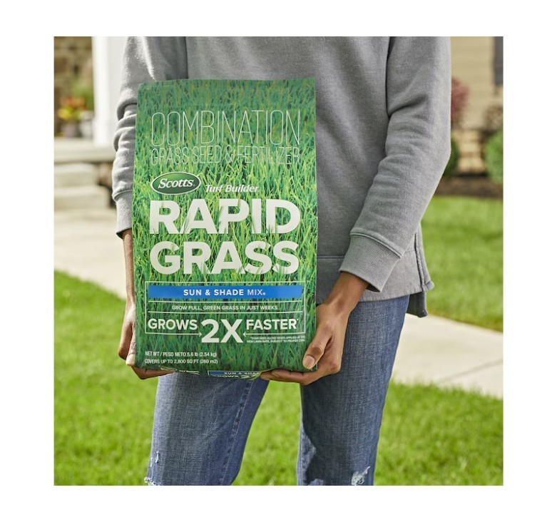 [FASH SALE] Scotts Turf Builder Rapid Grass Sun & Shade Grass Seed 5.6 lb