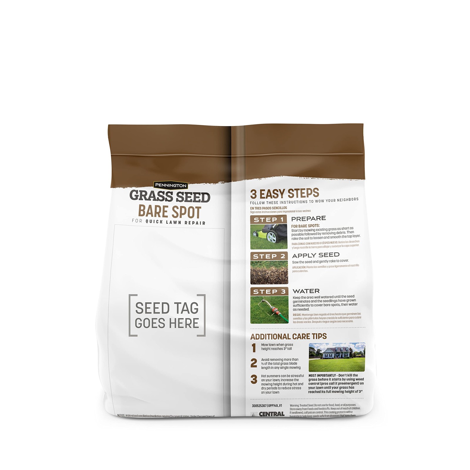 Pennington Bare Spot Repair Grass Seed Mixture Central 1 lb