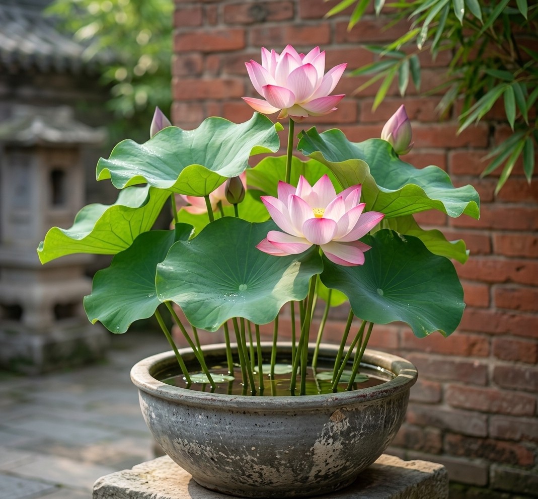 50Pcs Lotus Flower Seeds Water Lily Seeds for Home Pond Aquatic Planting