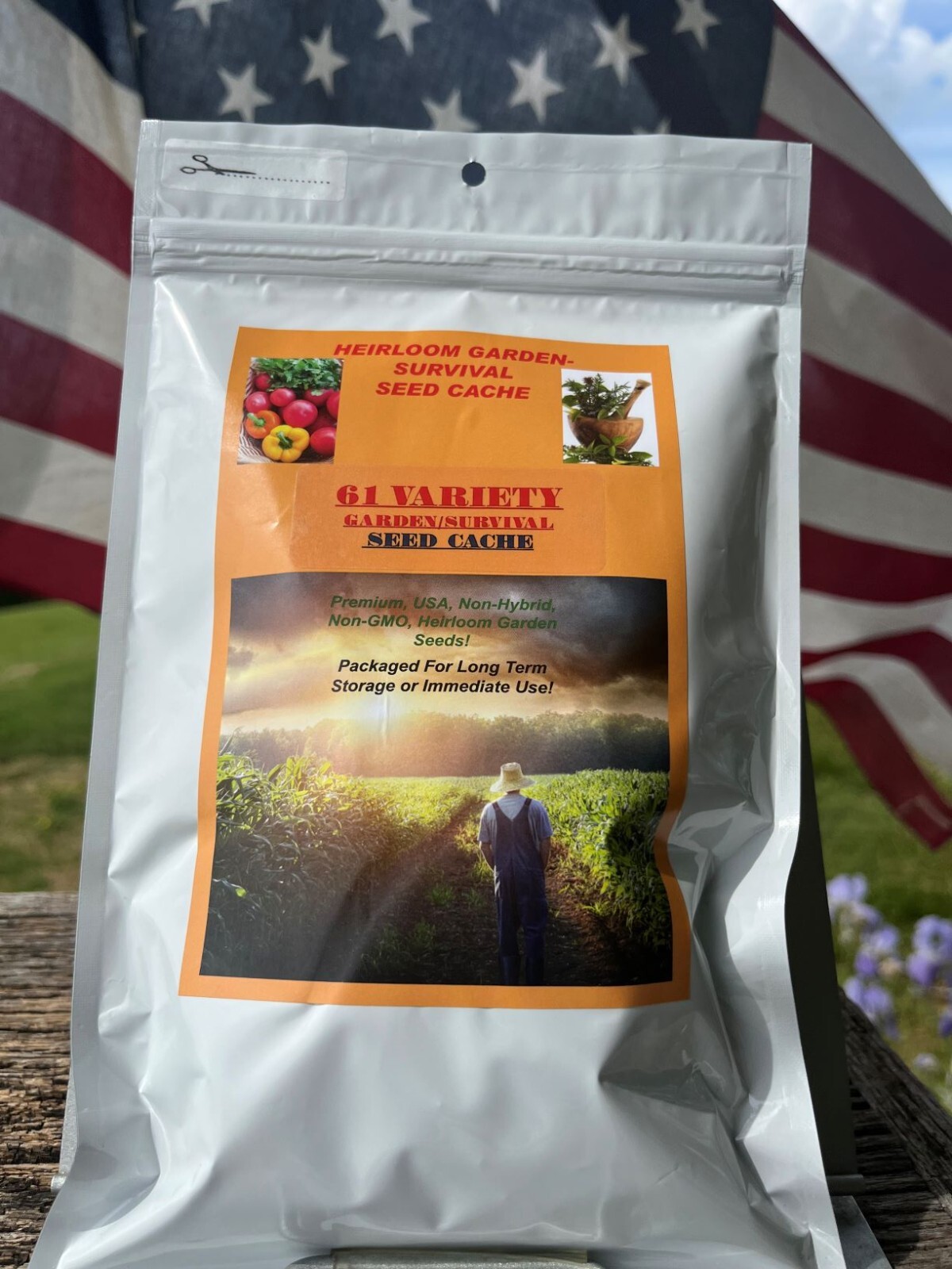 61 Heirloom Varieties! Preppers Special!! 20,000 Survival/Garden Seed Cache