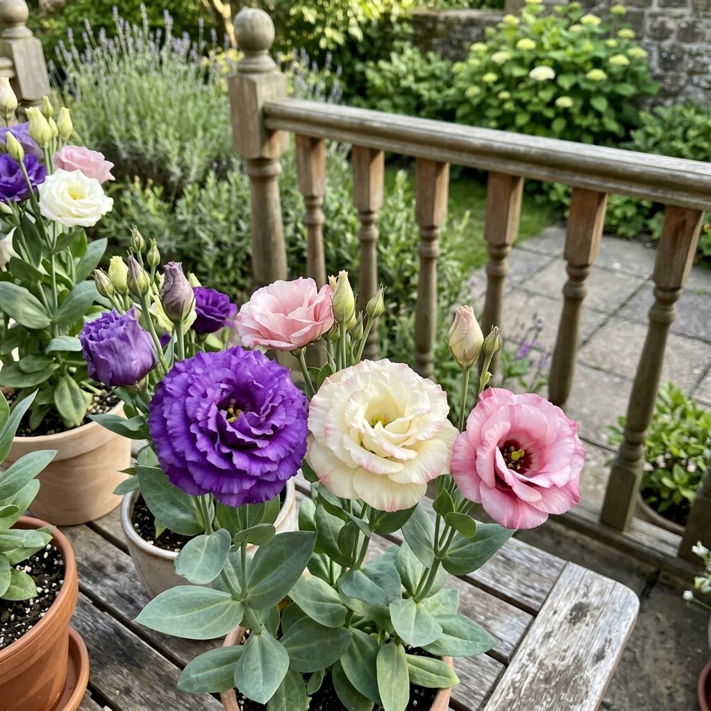 Eustoma Flower Seeds – 800pcs – Suitable for Balcony, Patio & Yard Gardening