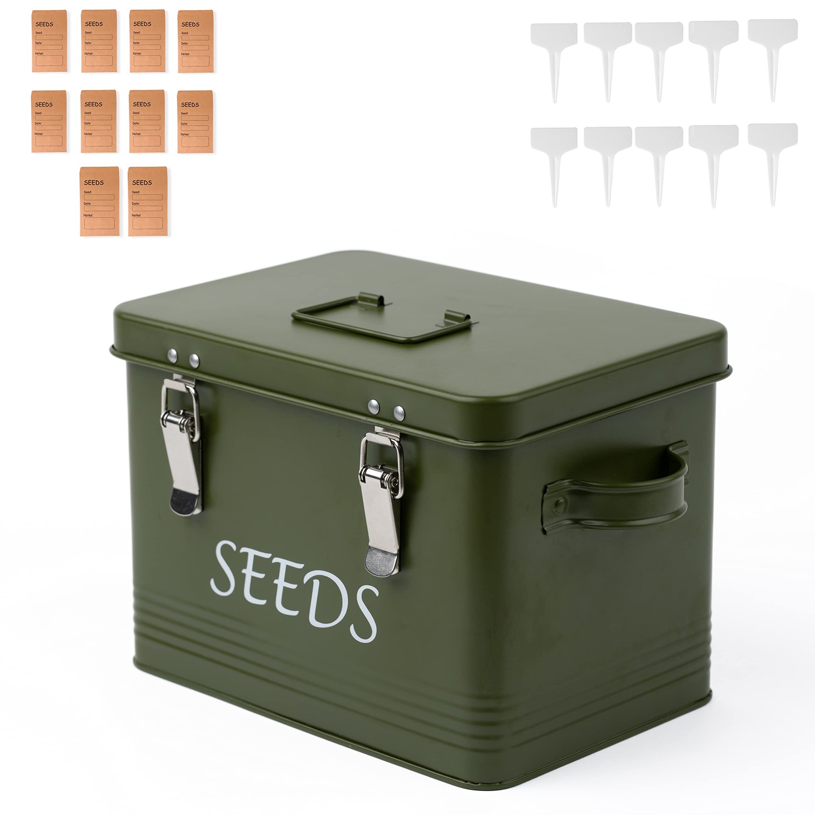 Storage Garden Packet Storage Organizer with dividers, Comes with 10 envelope…