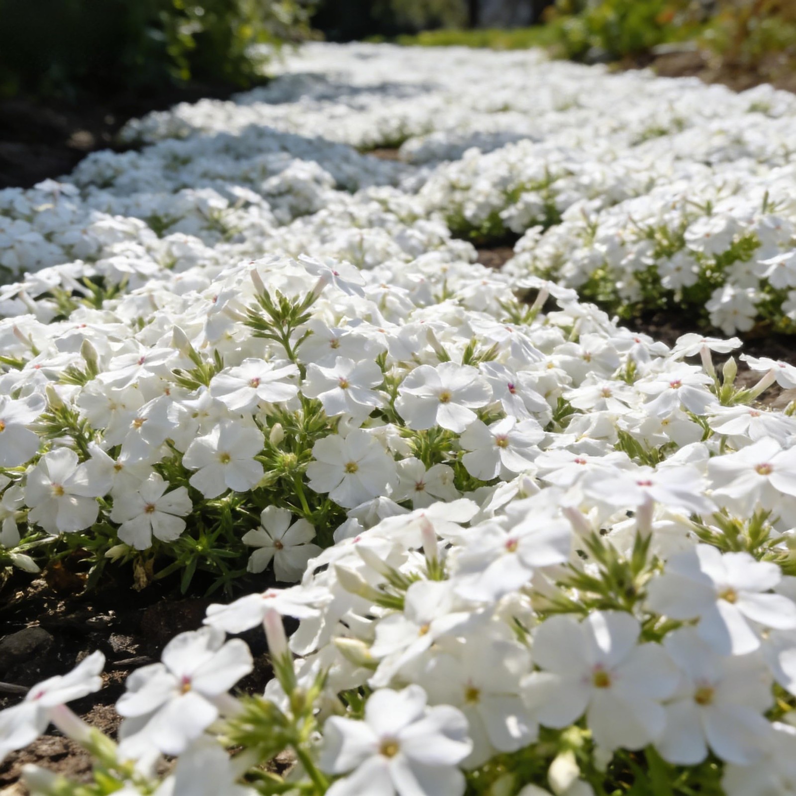CarpetC 1000+ White Phlox Seeds for Planting, Creeping Evergreen Fragrant Sum…