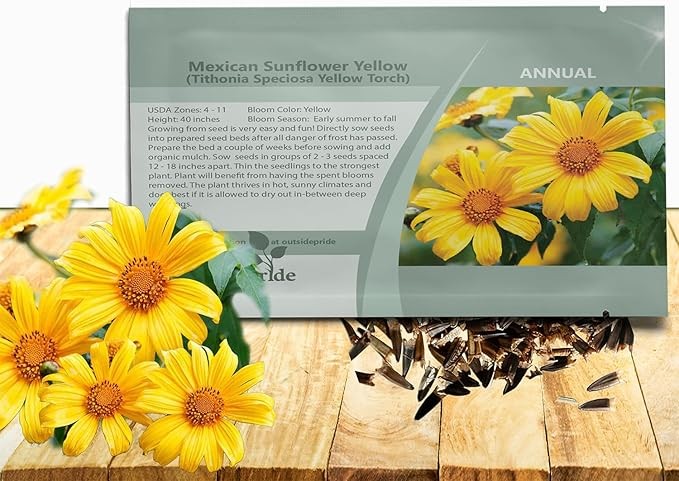 Mexican Sunflower Seeds Yellow Torch