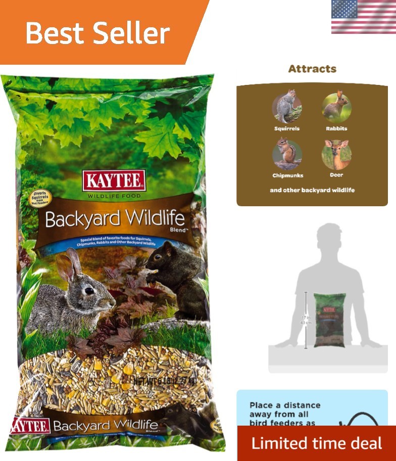 Kaytee 5-Pound Backyard Wildlife Blend for All Life Stages – Chicken Flavor