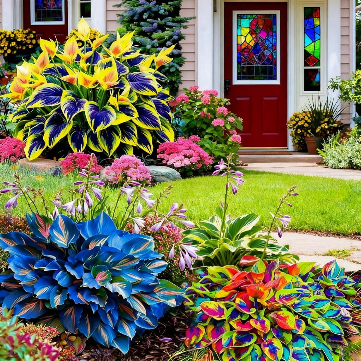 150+ Hosta Seeds Heart-Shaped Hosta Bare Roots – Rich Foliage, Low Maintenance