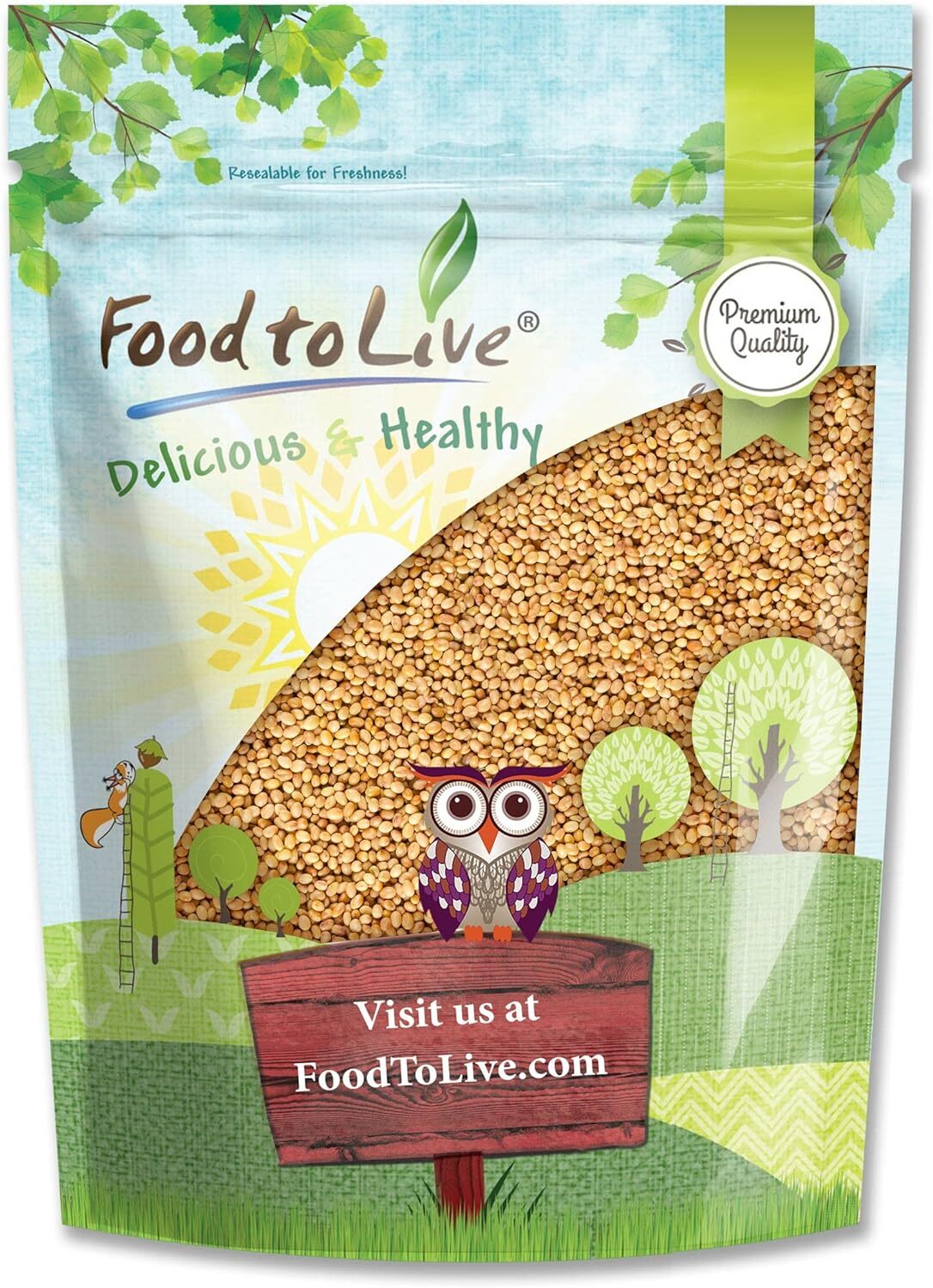 Clover Seeds for Sprouting — Kosher, Vegan — by Food to Live