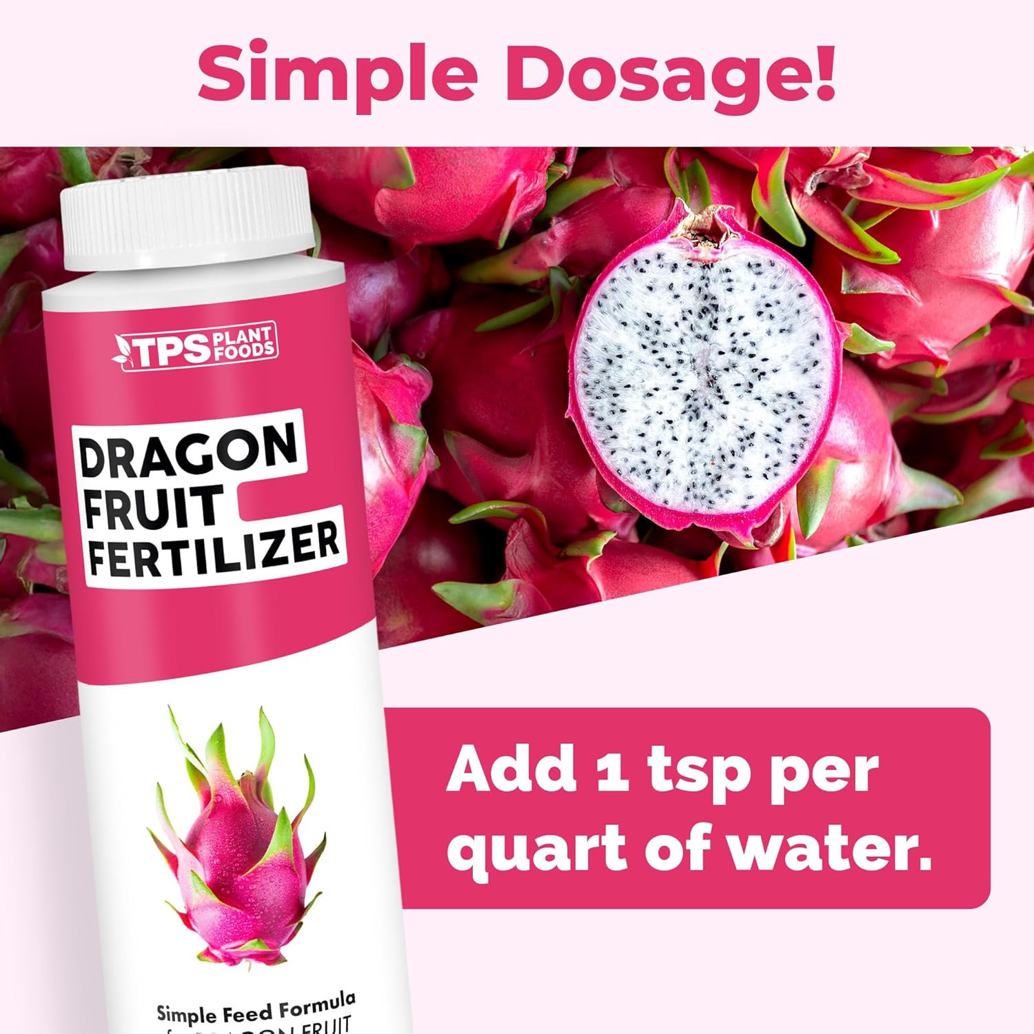 Dragon Fruit Fertilizer for Dragon Fruit, Great for Red, White, and Yellow Drago