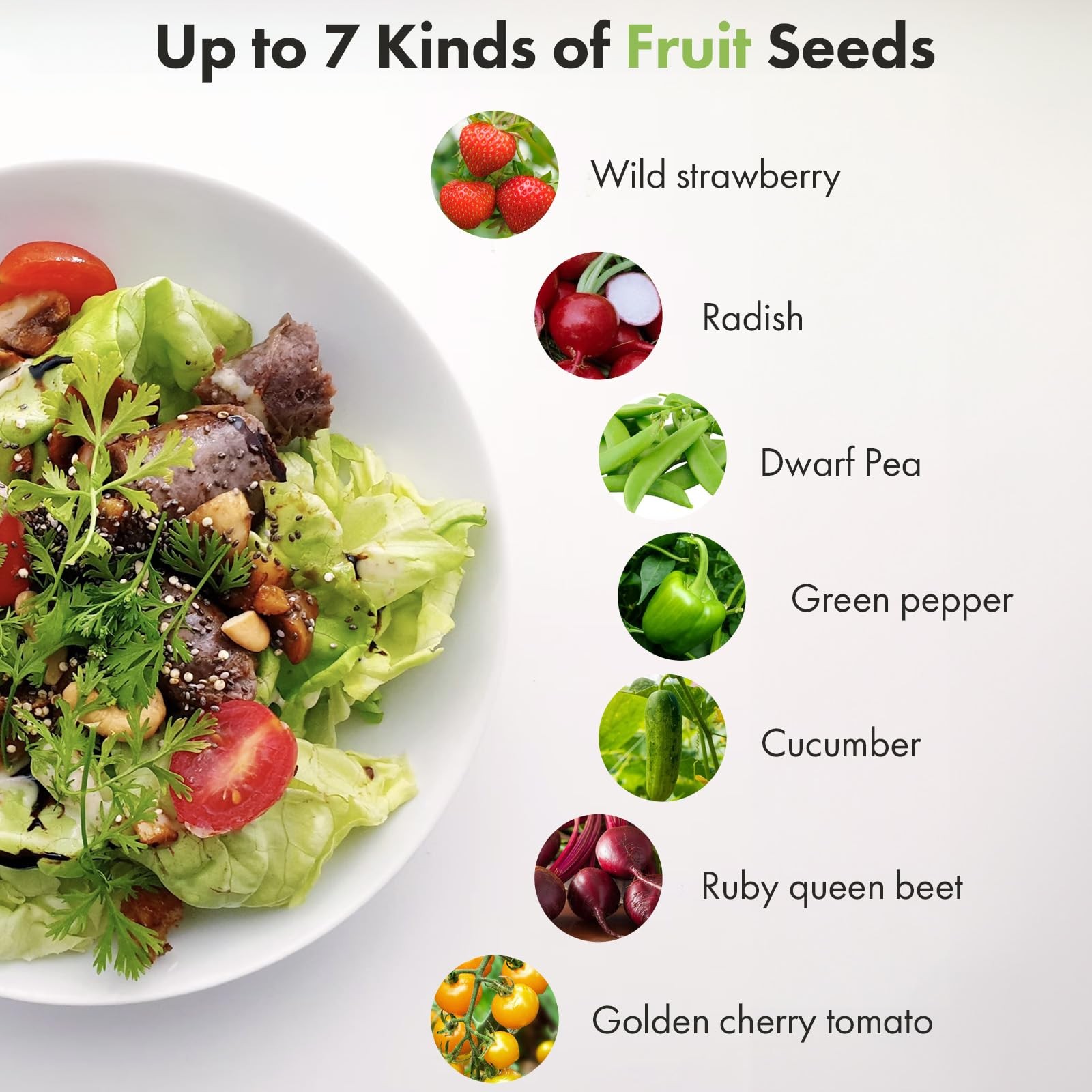 Fruit Seed Kit for AeroGarden, iDOO Hydroponics Growing System Indoor Gardeni…