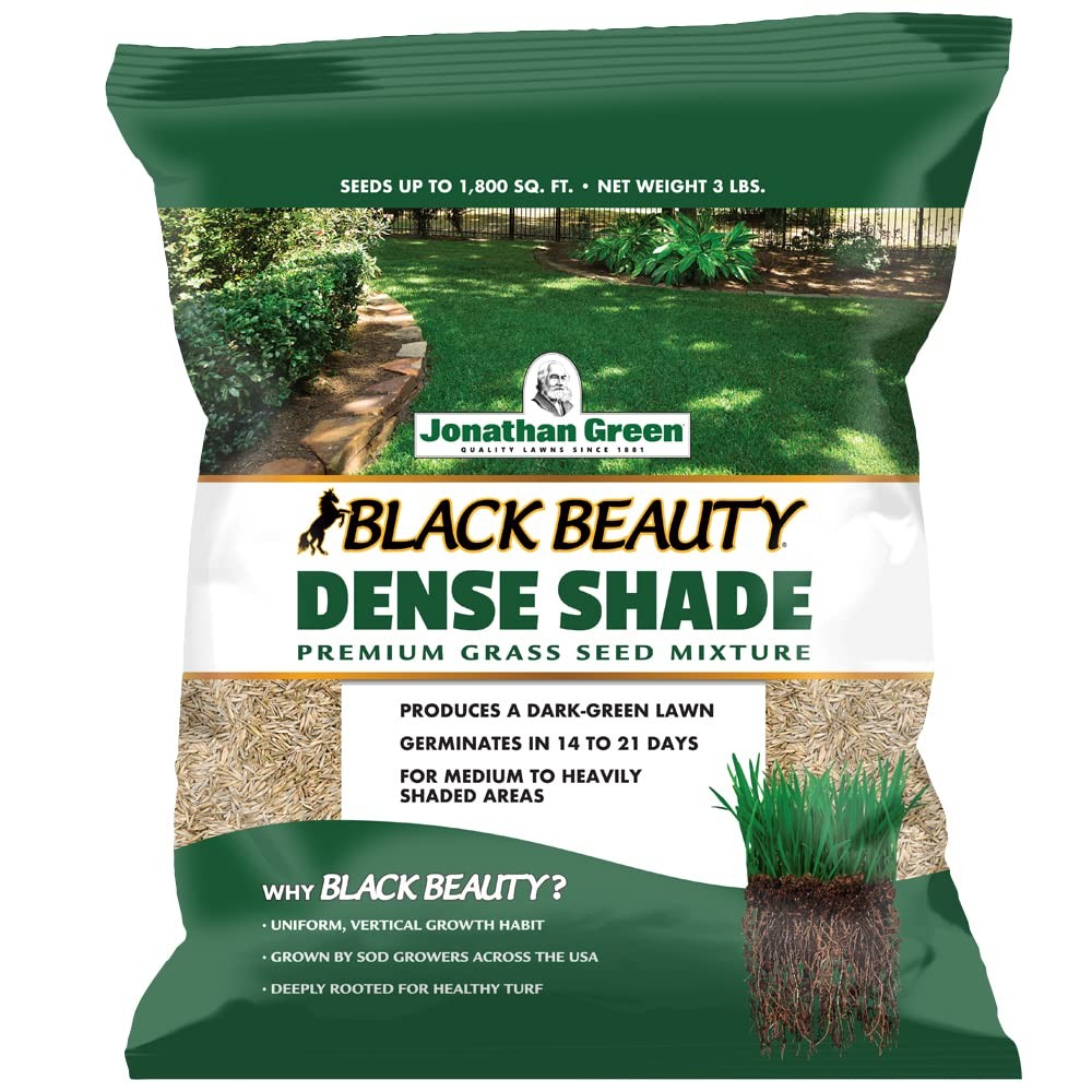 Jonathan Green (10600) Black Beauty Dense Shade Grass Seed Cool Season Lawn Seed