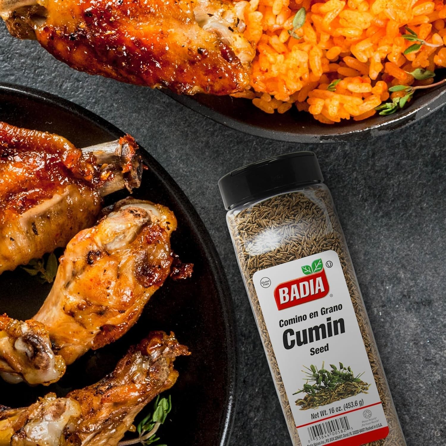 16 oz Whole Cumin Seeds – Gluten-Free Spice for Flavorful Cooking