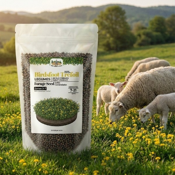 Old Cobblers Farm™ Wicked Tuff Turf Empire Birdsfoot Trefoil Seed – Green Forage