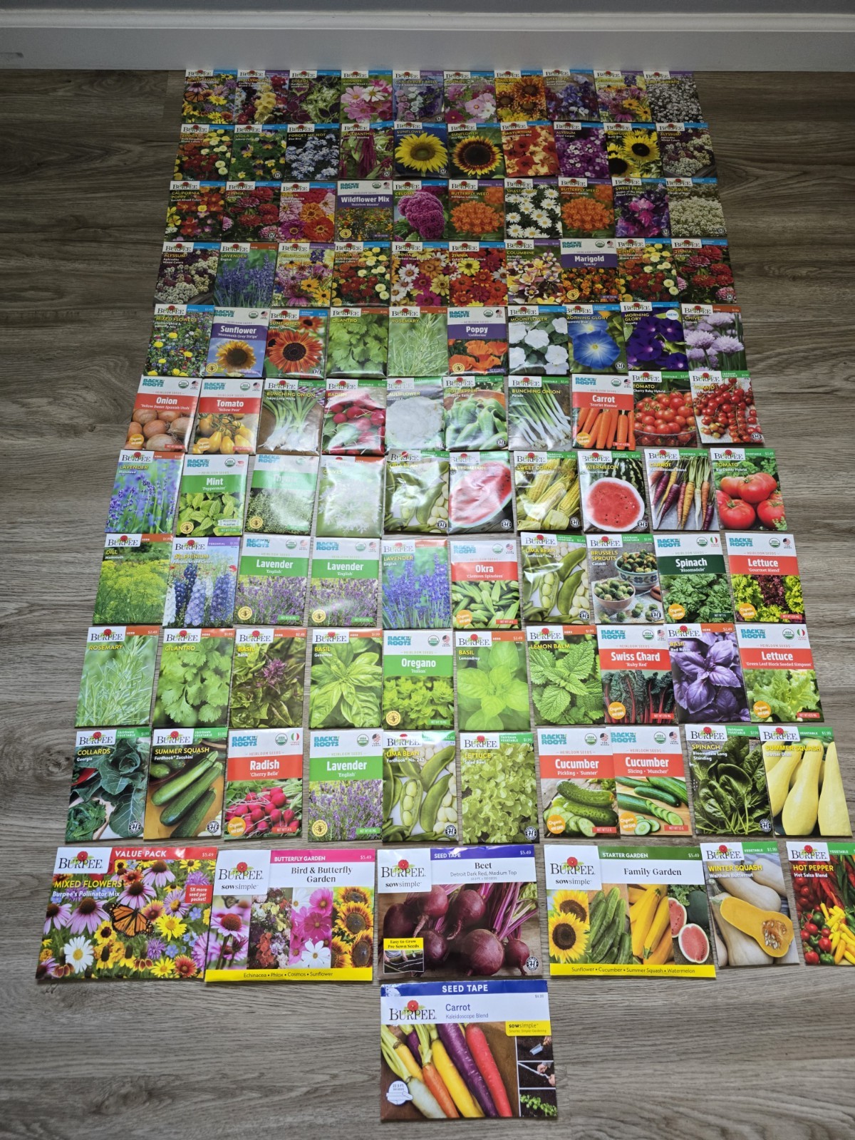Lot 2 Of 107 seeds Vegetable, Flowers And Herb Seed Packets 2026 mix gardening.