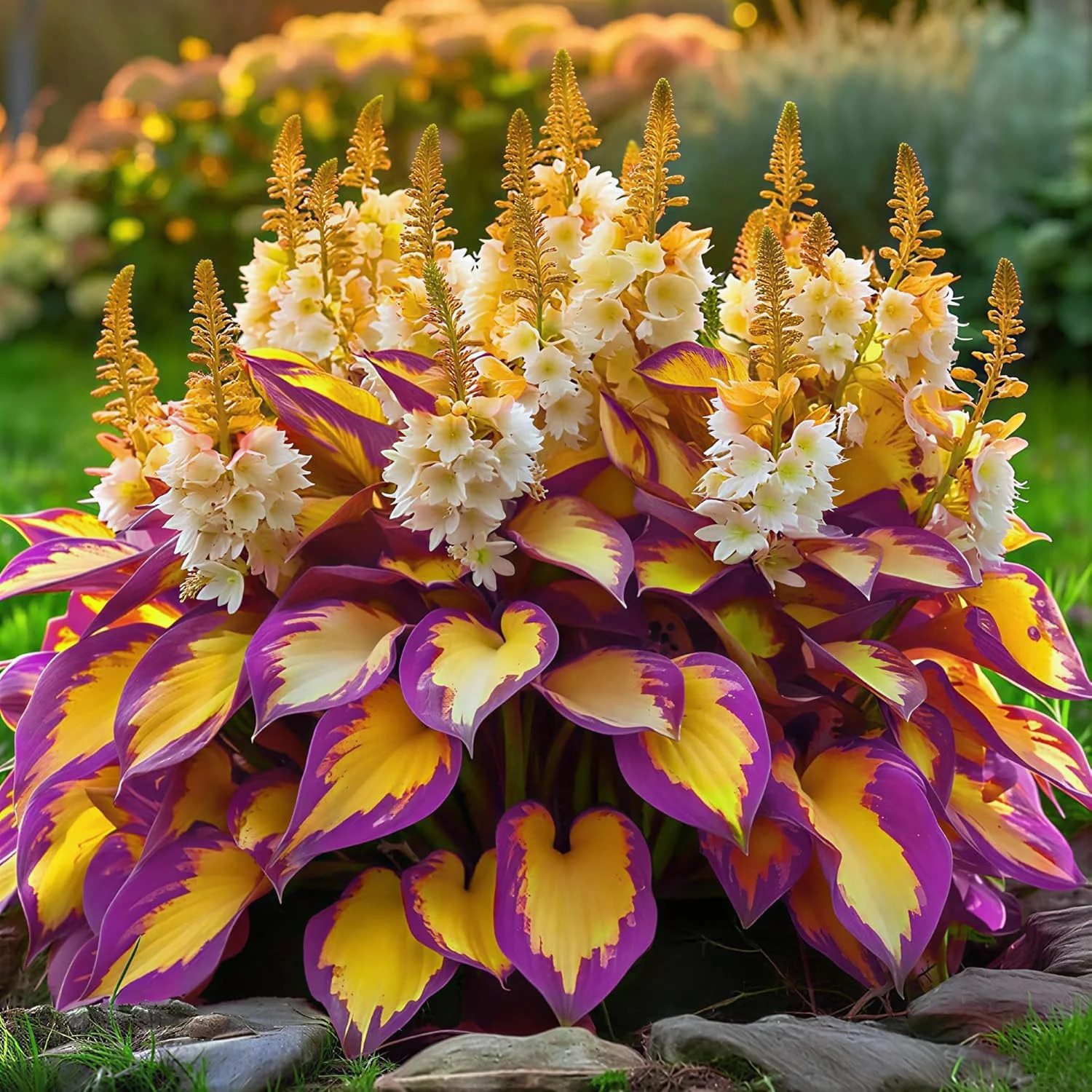 Hosta Seeds 110+ Mixed, Shade-Resistant Perennial Plants, Unique Leaf Color Comb
