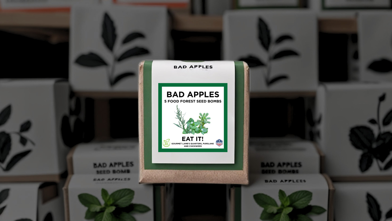 Bad Apples EAT IT!™ Food Forest Bombs – The Seed Bomb That Blasts Grocery Bills!