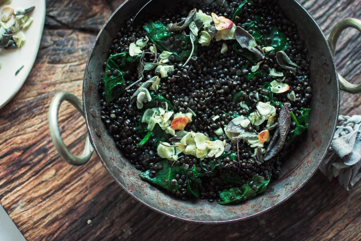 Black Lentil Seeds | For Planting Asian Indian Head Daal Bean Vegan Seed 2024