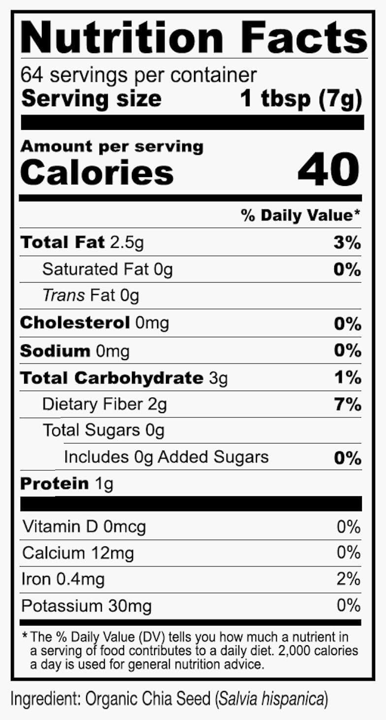 Anthony’s Organic Ground Chia Seed, 1 lb, Finely Ground, 16 Ounce (Pack of 1)