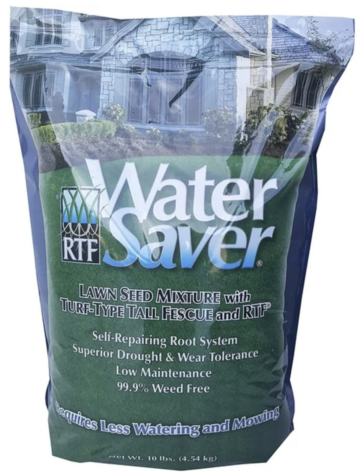 Water Saver 11110 10 lb Rhizomatous Tall Fescue RTF Grass Seed- Pack of 1