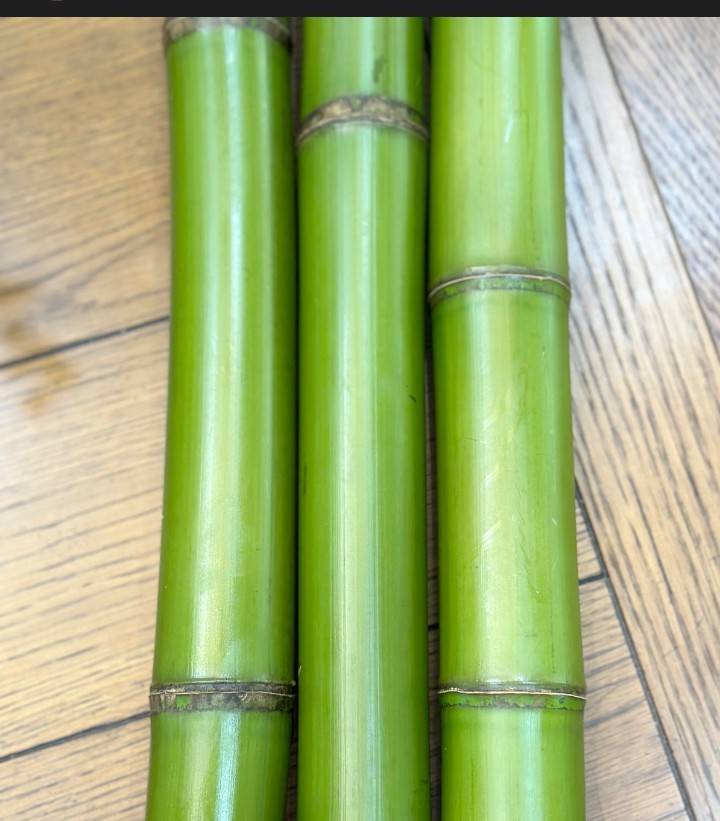 2″ Green Bamboo poles 6ft poles bundle of 6