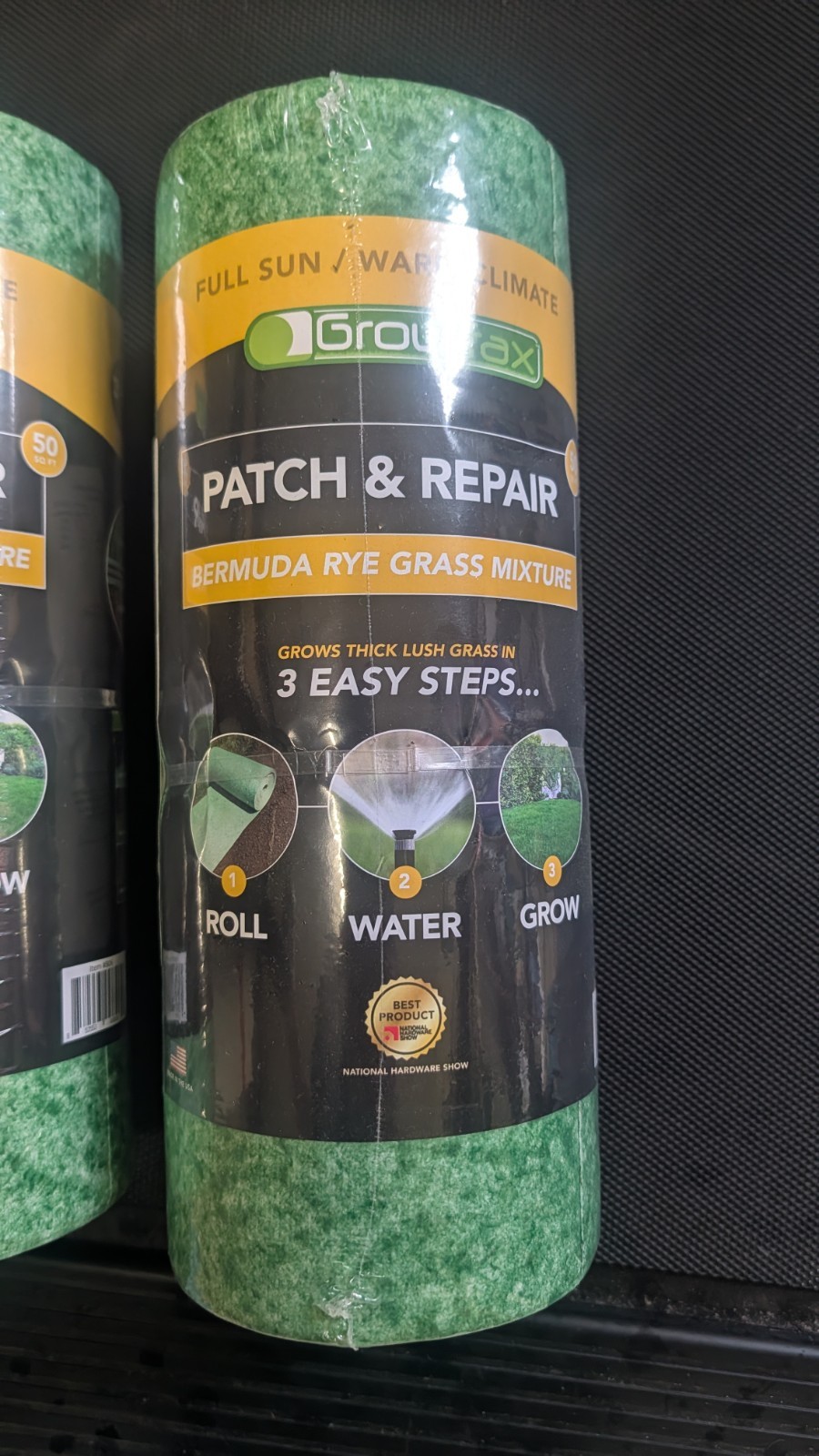 Growtrax Fast Growing Bermuda Rye Grass Lawn Seed Mix, Warm Climate, Full Sun