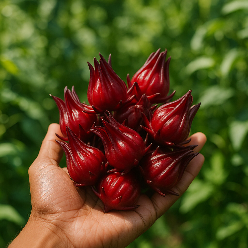 Roselle ‘Jamaica Sorrel’ Asian Sour Leaf (Hibiscus)Seeds 🌺 20 Seeds