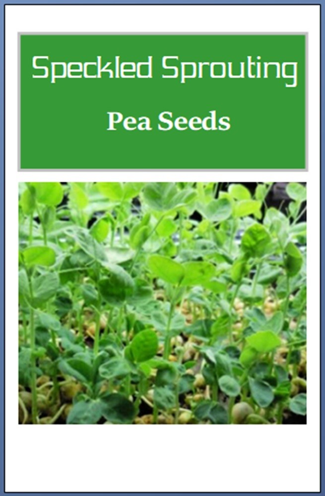 Speckled Pea Seeds | Sprouting Peas | NON-GMO | Heirloom | Fresh Garden Seeds