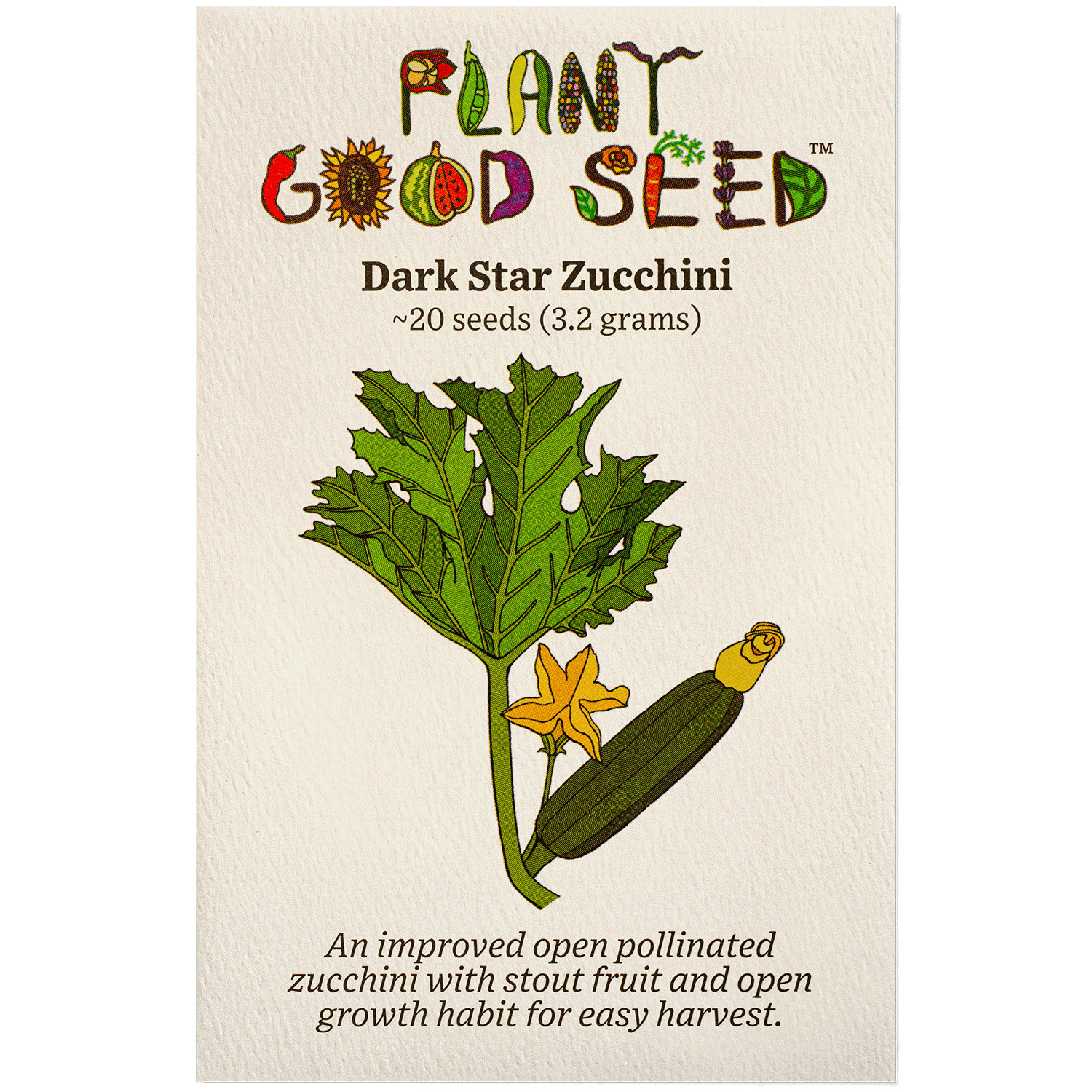 Dark Star Zucchini Seeds