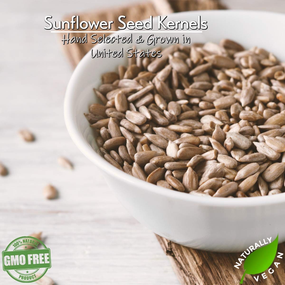Lightly Sea Salted Sunflower Seed Kernels – 4 LBS Allergen-Free Delight
