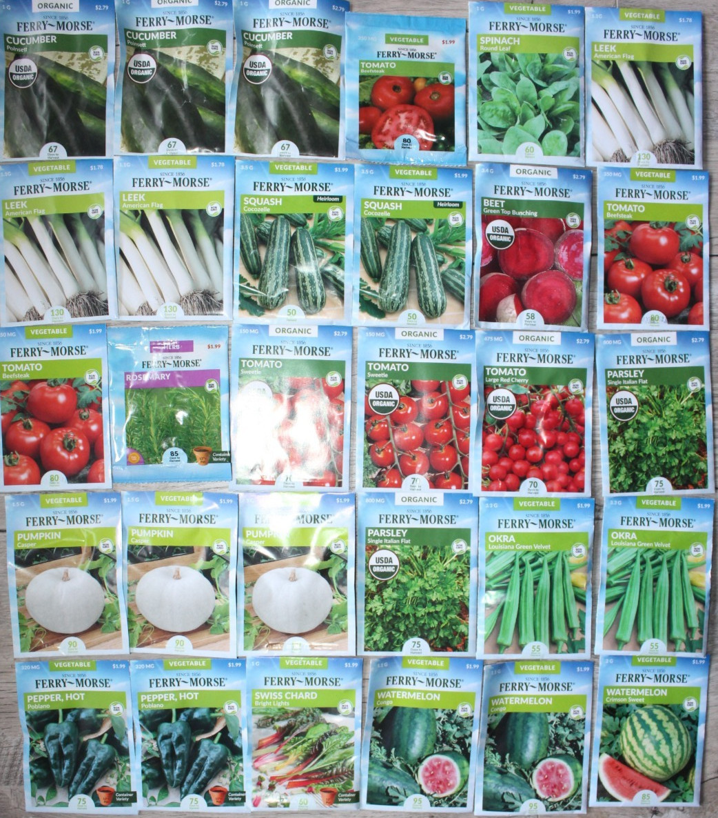 100 pack Garden Seeds Bundle – 12/25 $250-$300+ GRAB BAG MYSTERY BAG *READ* 11
