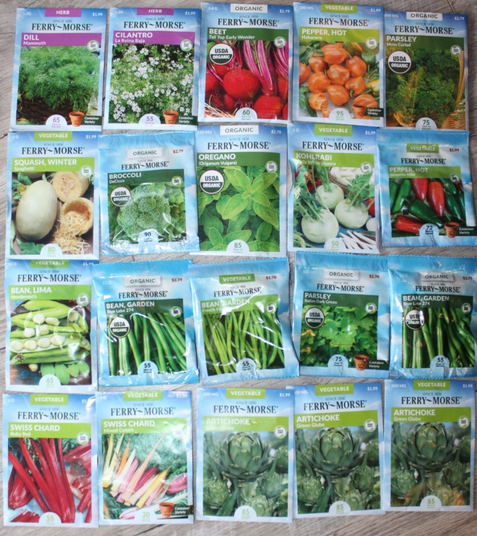 100 pack Garden Seeds Bundle – 12/25 $250-$300+ GRAB BAG MYSTERY BAG *READ* 11