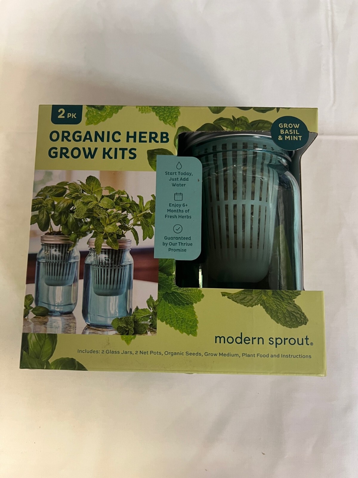 NEW – Modern Sprout’s Organic Herb Grow Kit 2pk