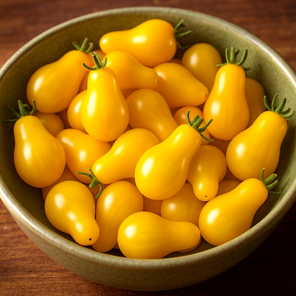 TOMATO YELLOW PEAR CHERRY RARE HEIRLOOM VEGETABLE GARDEN NON-GMO 30+ SEEDS USA
